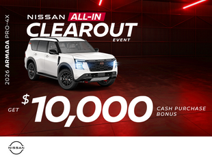 Get the 2026 Nissan Armada Today!