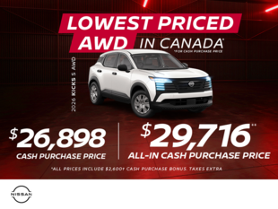 Get the 2026 Nissan Kicks S Today!