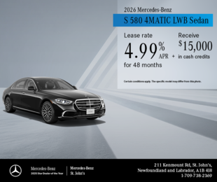 2026 S 580 4MATIC LWB Sedan