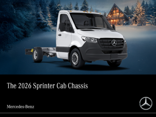 The 2026 Sprinter Cab Chassis<br>- 60-month Lease at 4.99%*<br>- Plus $2,500 Cash Credit^<br>