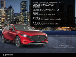 Get the 2025 Mazda 3 Sport