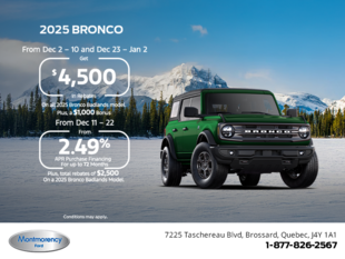 2025 Ford Bronco