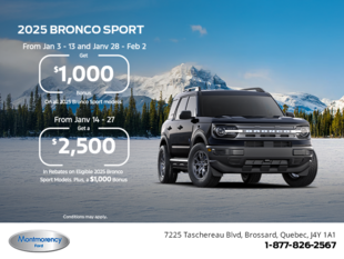 2025 Ford Bronco Sport