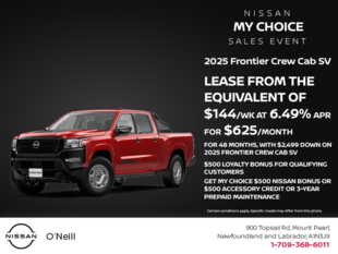 Get the 2025 Nissan Frontier Today!