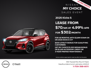 Get the 2025 Nissan Kicks S Today!