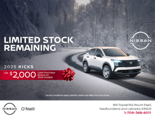 Get the 2025 Nissan Kicks Today!