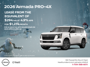 Get the 2026 Nissan Armada Today!