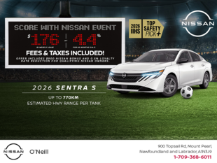 Get the 2026 Nissan Sentra S Today!