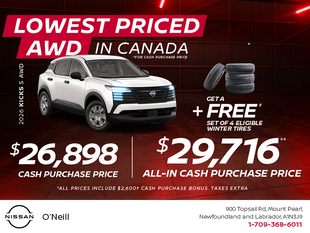 Get the 2026 Nissan Kicks S Today!