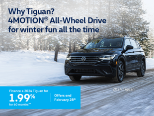 Get the 2024 Volkswagen Tiguan