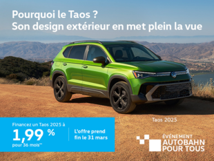 Procurez-vous le Volkswagen Taos 2025