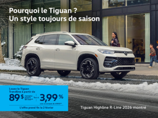 Procurez-vous le Volkswagen Tiguan 2026