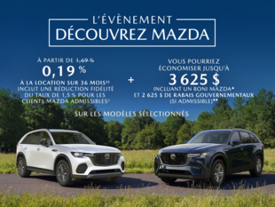 L'événement découvrez Mazda