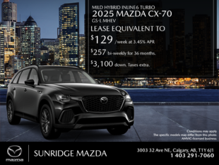 Get the 2025 Mazda CX-70 MHEV