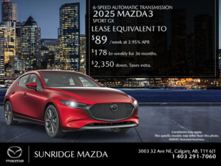 Get the 2025 Mazda 3 Sport