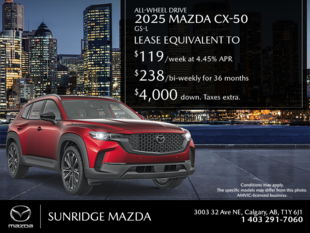 Get the 2025 Mazda CX-50