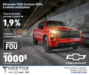 Procurez-vous le Chevrolet Silverado 1500 2024