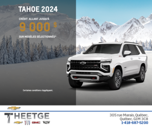 Le Chevrolet Tahoe 2024