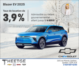 Procurez-vous le Chevrolet Blazer EV 2025