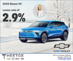 Get the 2025 Chevrolet Blazer EV