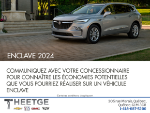 Procurez-vous le Buick Enclave 2024