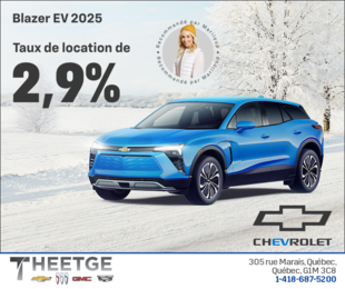 Procurez-vous le Chevrolet Blazer EV 2025