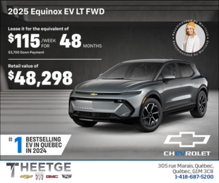 Get the 2025 Chevrolet Equinox EV