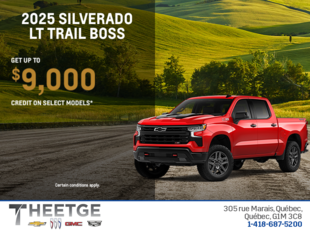 Get the 2025 Chevrolet Silverado 1500 LT Trail Boss