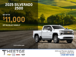 Get the 2025 Chevrolet Silverado 2500