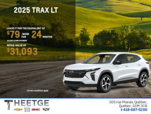 Get the 2025 Chevrolet Trax