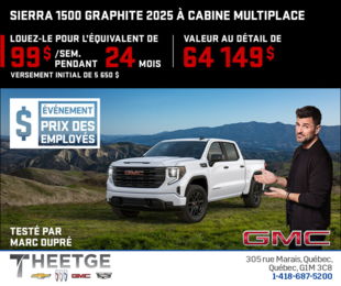 Le GMC Sierra 1500 2025