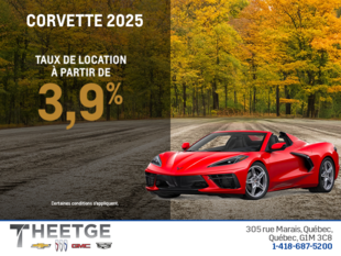 Procurez-vous le Chevrolet Corvette 2025