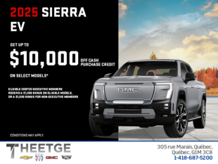 The 2025 GMC Sierra EV
