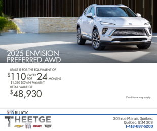 Get the 2025 Buick Envision Preferred AWD