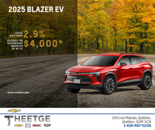 Get the 2025 Chevrolet Blazer EV