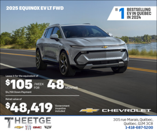 Get the 2025 Chevrolet Equinox EV