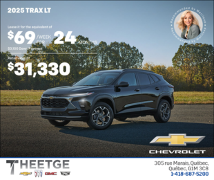Get the 2025 Chevrolet Trax LT