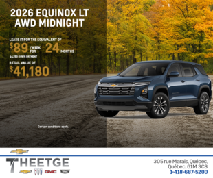 Get the 2026 Chevrolet Equinox LT AWD