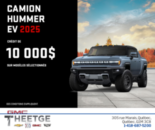 Le GMC Hummer EV VUS 2025