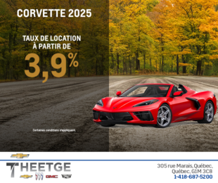 Procurez-vous le Chevrolet Corvette 2025