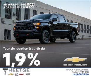 Procurez-vous le Chevrolet Silverado 1500 2026