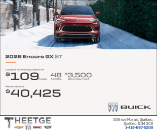 Get the 2026 Buick Encore GX