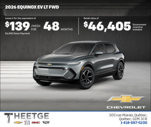 Get the 2026 Chevrolet Equinox EV