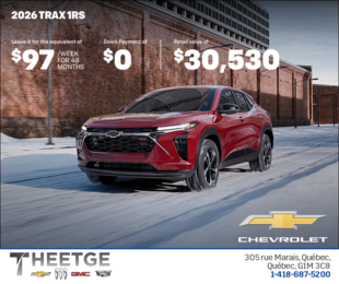 Get the 2026 Chevrolet Trax