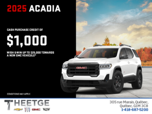 The 2025 GMC Acadia