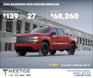 Get the 2026 Chevrolet Silverado 1500