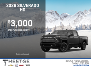 Get the 2026 Chevrolet Silverado HD