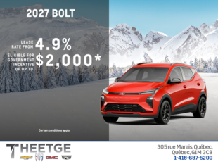 Get the 2027 Chevrolet Bolt