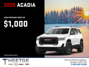The 2025 GMC Acadia