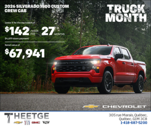 Get the 2026 Chevrolet Silverado 1500 Custom Crew Cab